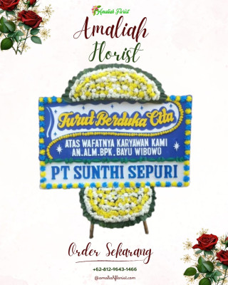 Papan Bunga Duka di Losung